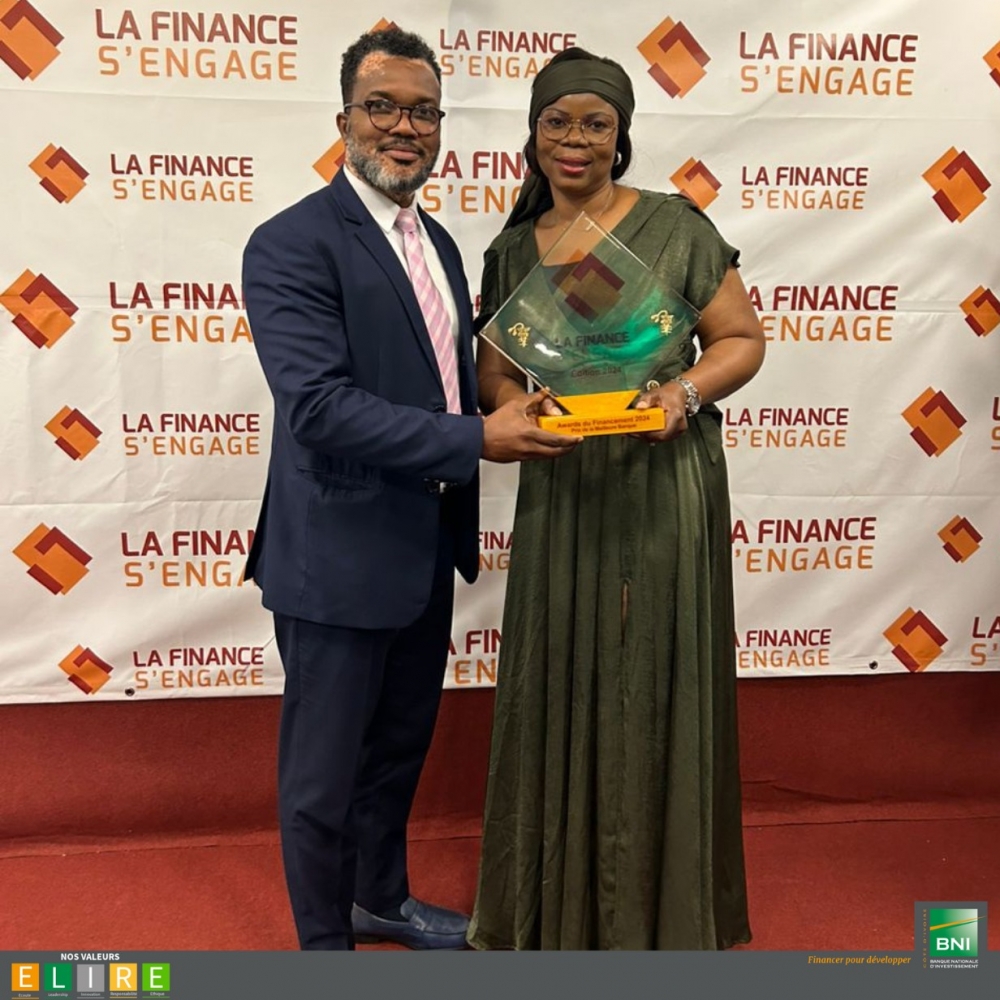 LA FINANCE S'ENGAGE : LA BNI DISTINGUE MEILLEURE BANQUE POUR LE FINANCEMENT DES PME