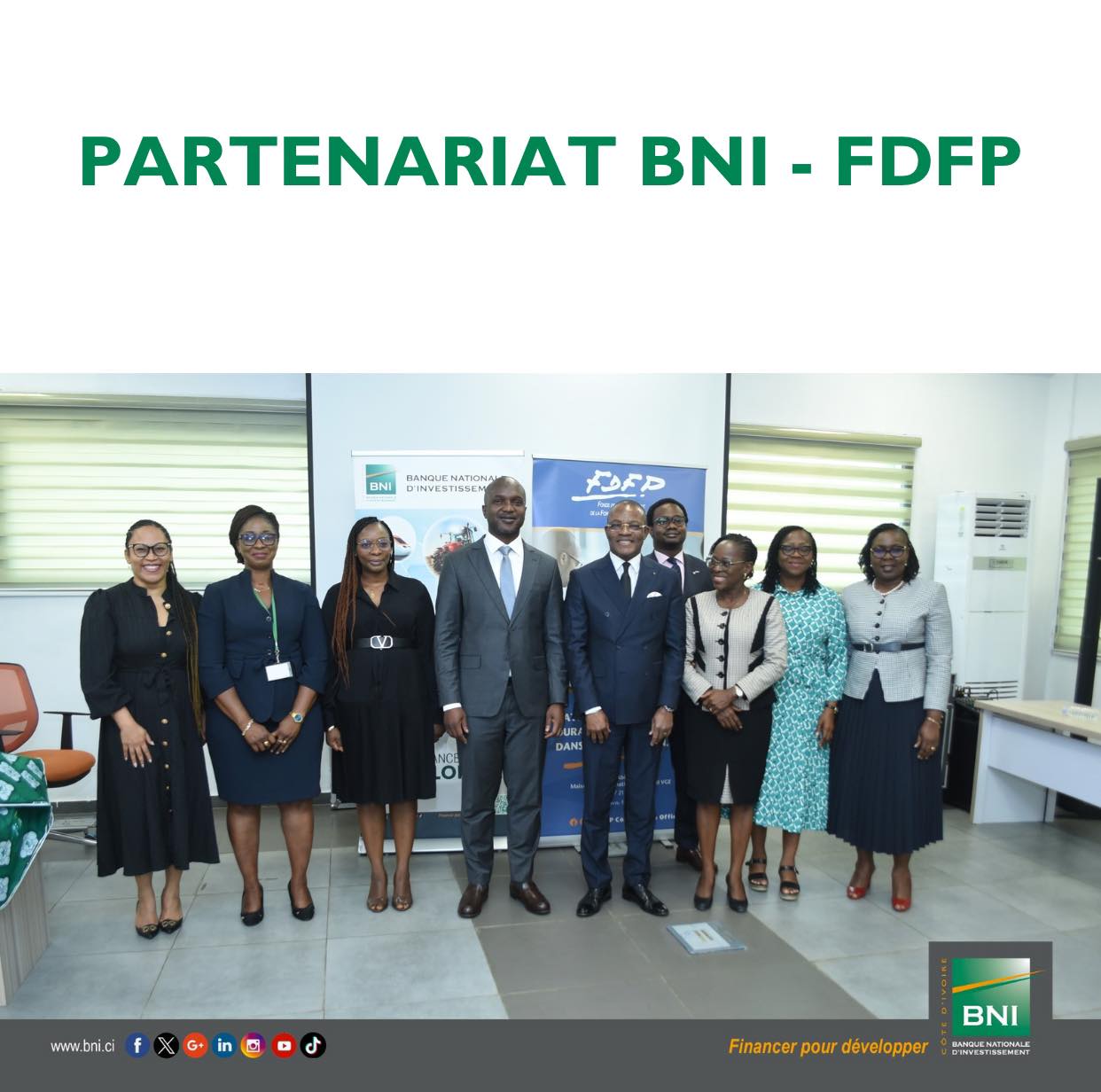 Partenariat BNI - FDFP