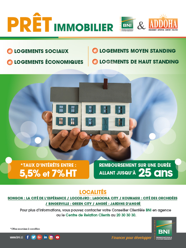 Campagne PRT IMMOBILIER BNI - Groupe ADDOHA