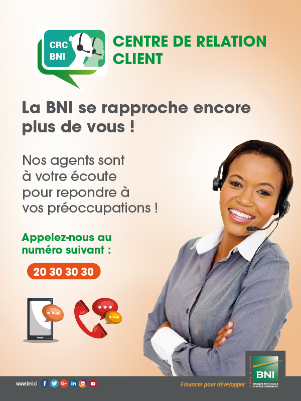 Centre de Relation Client BNI