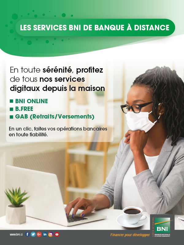 Les services de Banque  distance BNI